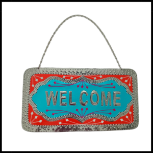 Chamakpatti Welcome Plate (W-27cm, H-15cm)