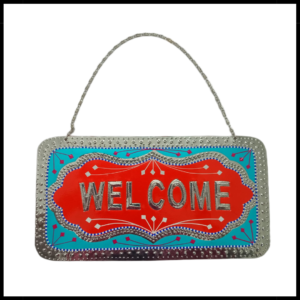 Chamakpatti Welcome Plate (W-27cm, H-15cm)