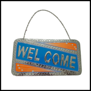 Chamakpatti Welcome Plate (W-27cm, H-15cm)