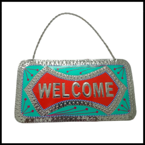 Chamakpatti Welcome Plate (W-27cm, H-15cm)