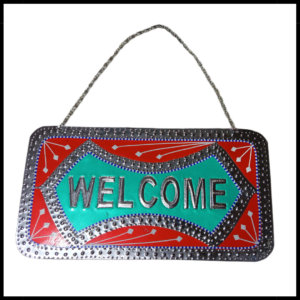 Chamakpatti Welcome Plate (W-27cm, H-15cm)