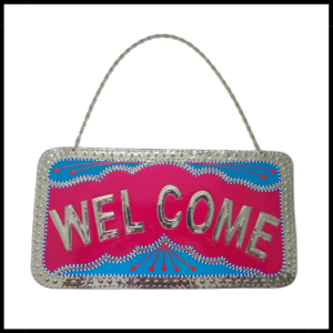 Chamakpatti Welcome Plate (W-27cm, H-15cm)