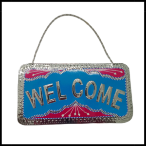 Chamakpatti Welcome Plate (W-27cm, H-15cm)