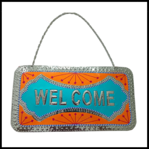 Chamakpatti Welcome Plate (W-27cm, H-15cm)