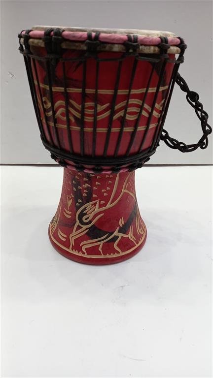 Drum (Djembe) Size Height 26cm X Top Diameter 17cm - Image 3