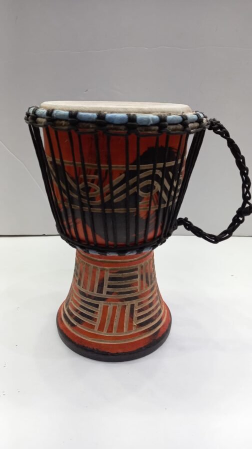 Drum (Djembe) Size Height 26cm X Top Diameter 17cm - Image 3