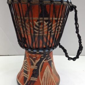 Drum (Djembe) Size Height 26cm X Top Diameter 17cm