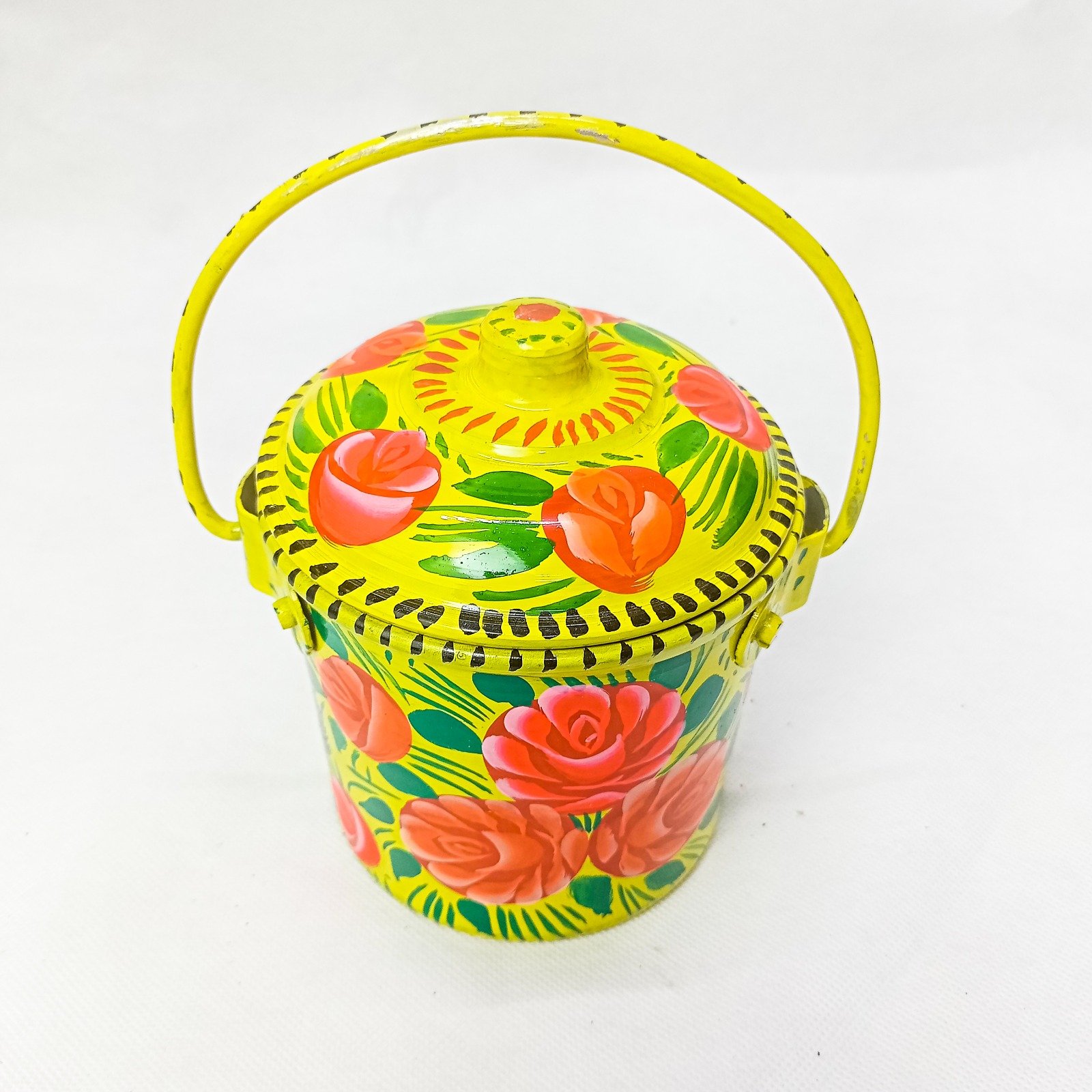 Truck Art Milk Bucket (Size : 14cmx11cm) - Image 8