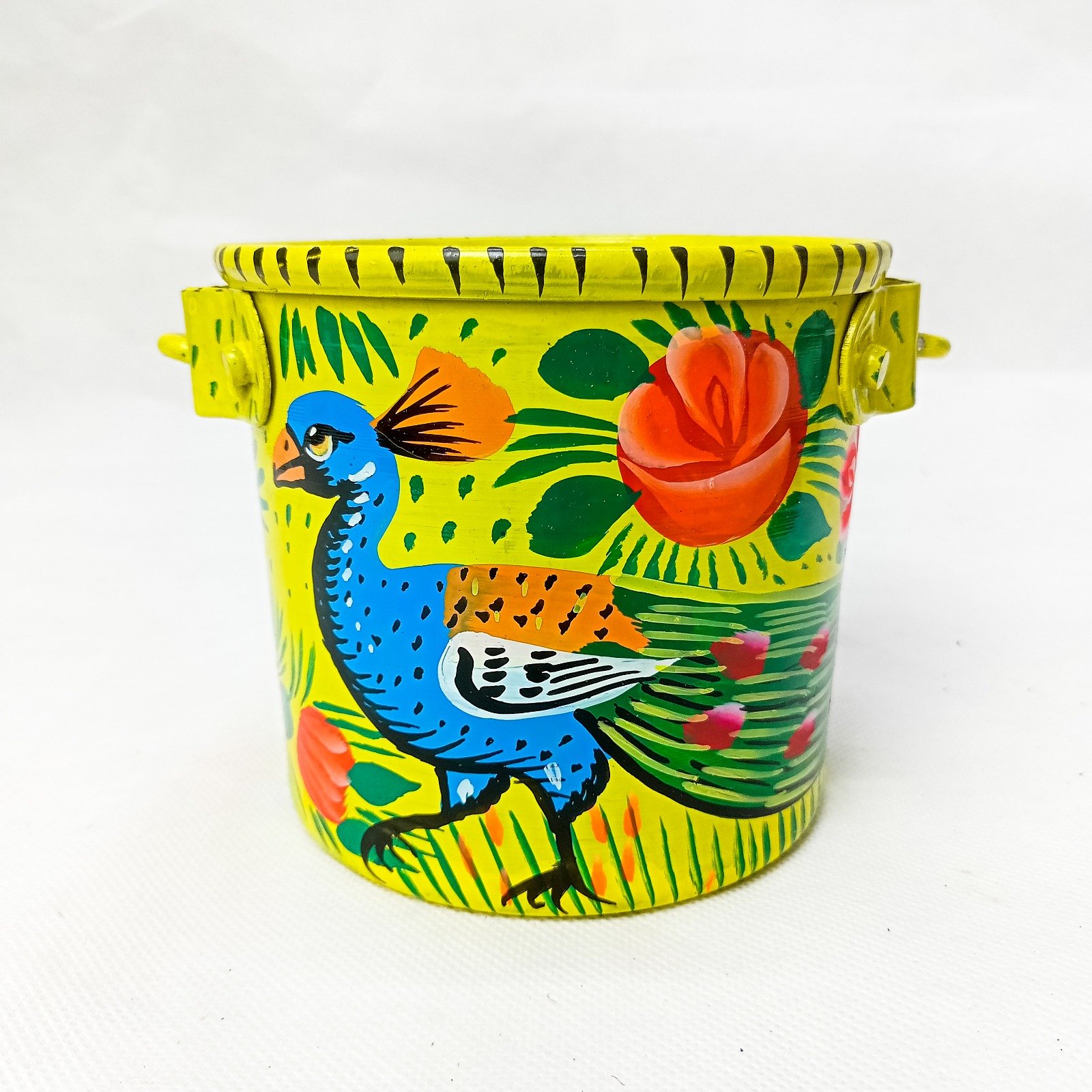 Truck Art Milk Bucket (Size : 14cmx11cm) - Image 6
