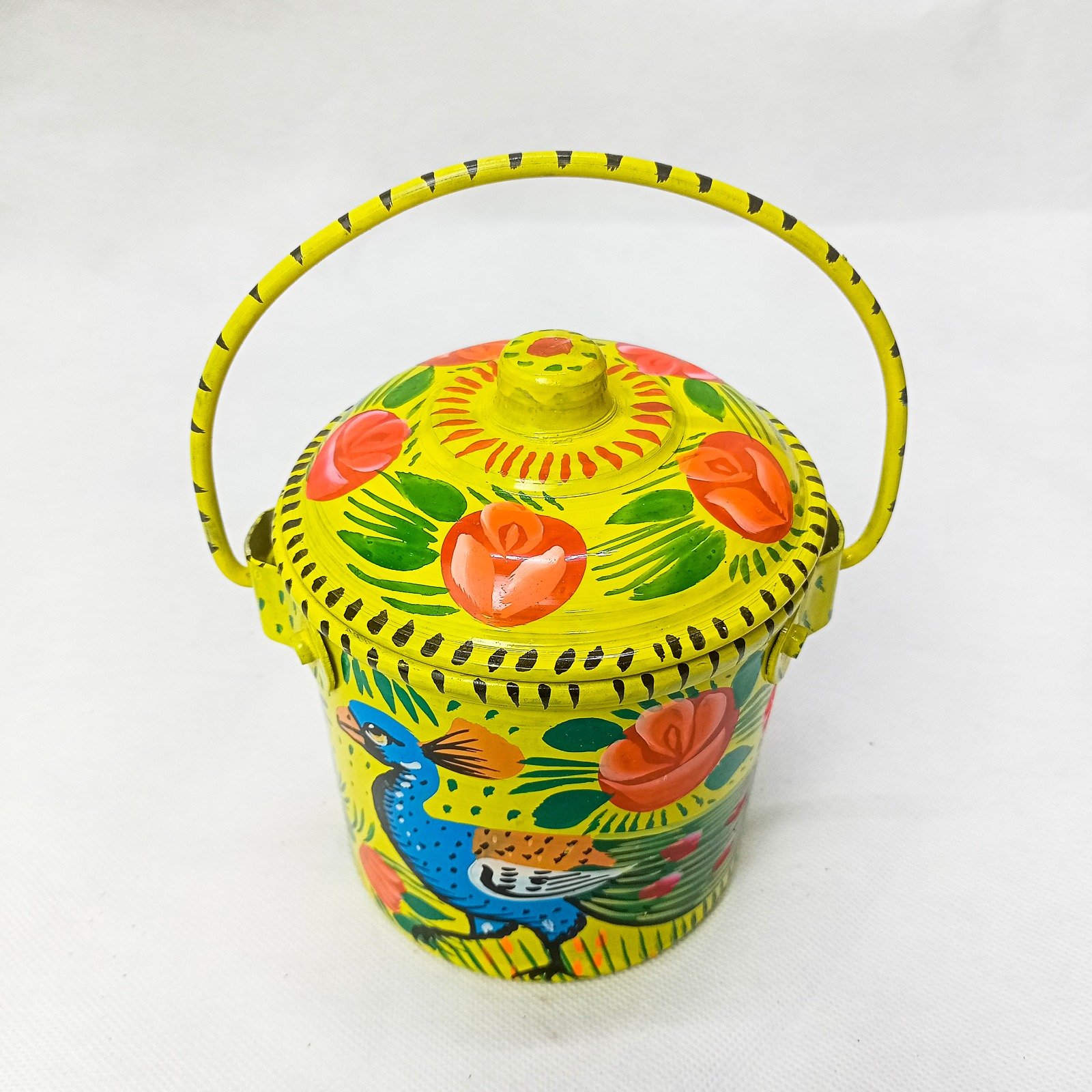 Truck Art Milk Bucket (Size : 14cmx11cm) - Image 7