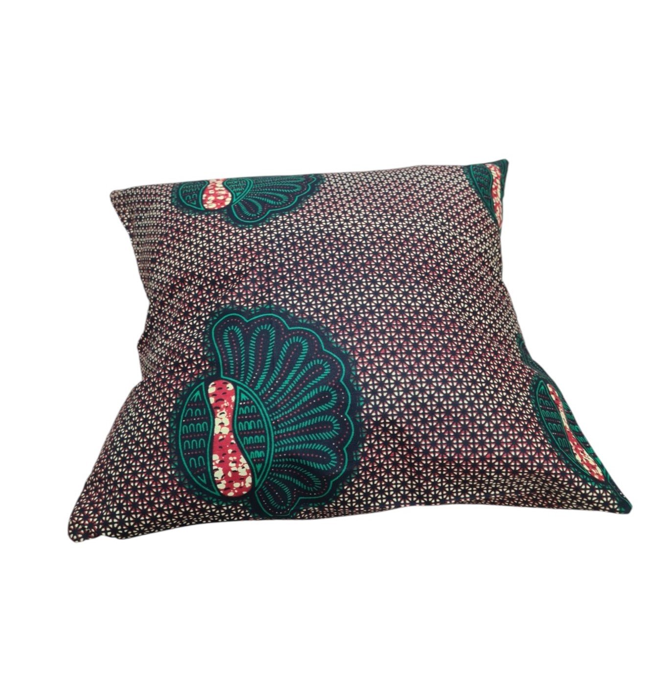 African Print Cushion Cover - Image 2
