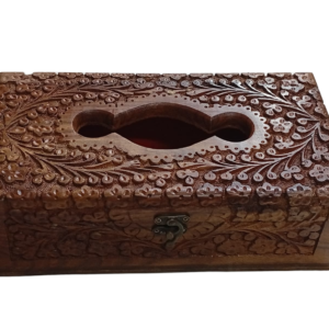 Wooden Tissue Box Size (L-27cm, W-14.5cm, H-9cm)