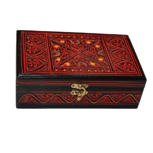 Naqsheen Jewellery Box Size (L-20cm, W-12cm, H-6.5cm)
