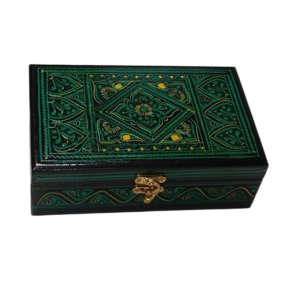 Naqsheen Jewellery Box Size (L-20cm, W-12cm, H-6.5cm)