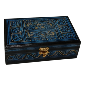 Naqsheen Jewellery Box Size (L-20cm, W-12cm, H-6.5cm)