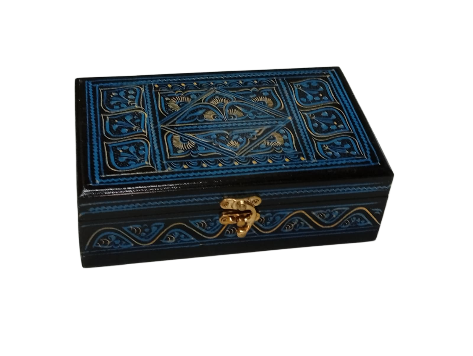 Naqsheen Jewellery Box Size (L-20cm, W-12cm, H-6.5cm) - Image 2