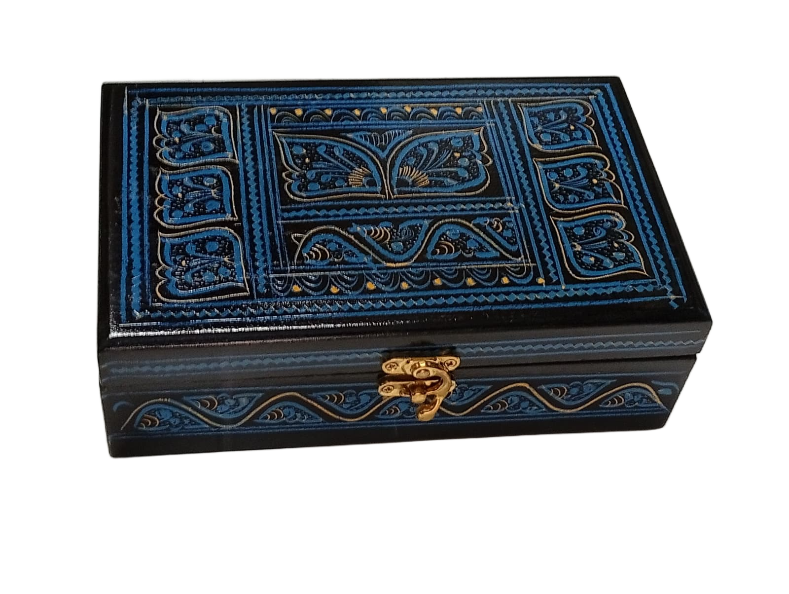 Naqsheen Jewellery Box Size (L-20cm, W-12cm, H-6.5cm) - Image 2