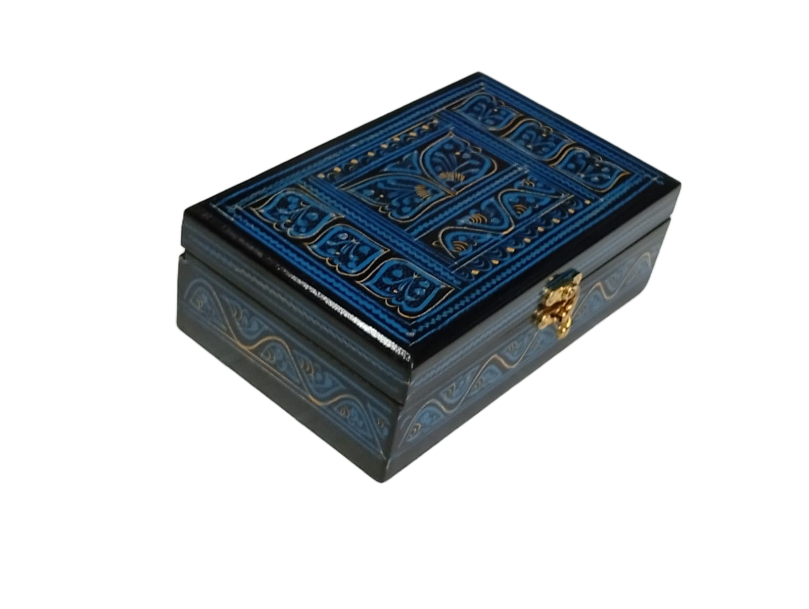 Naqsheen Jewellery Box Size (L-20cm, W-12cm, H-6.5cm) - Image 3