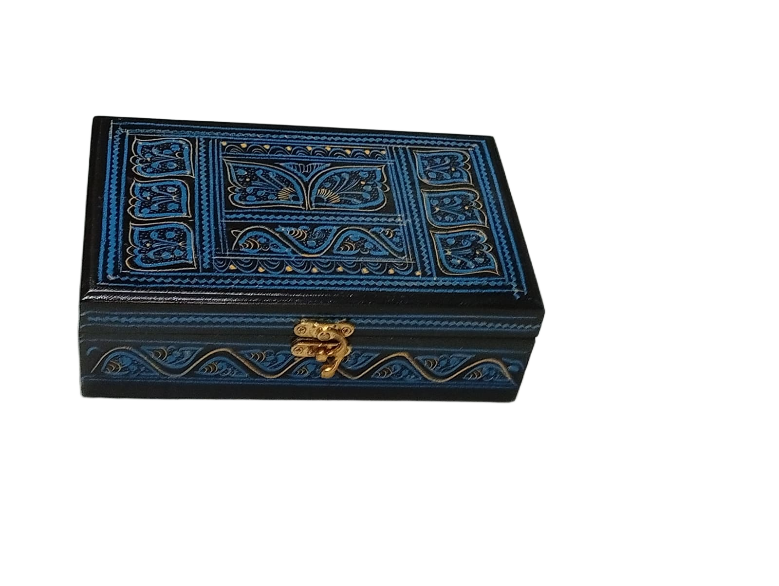 Naqsheen Jewellery Box Size (L-20cm, W-12cm, H-6.5cm) - Image 4