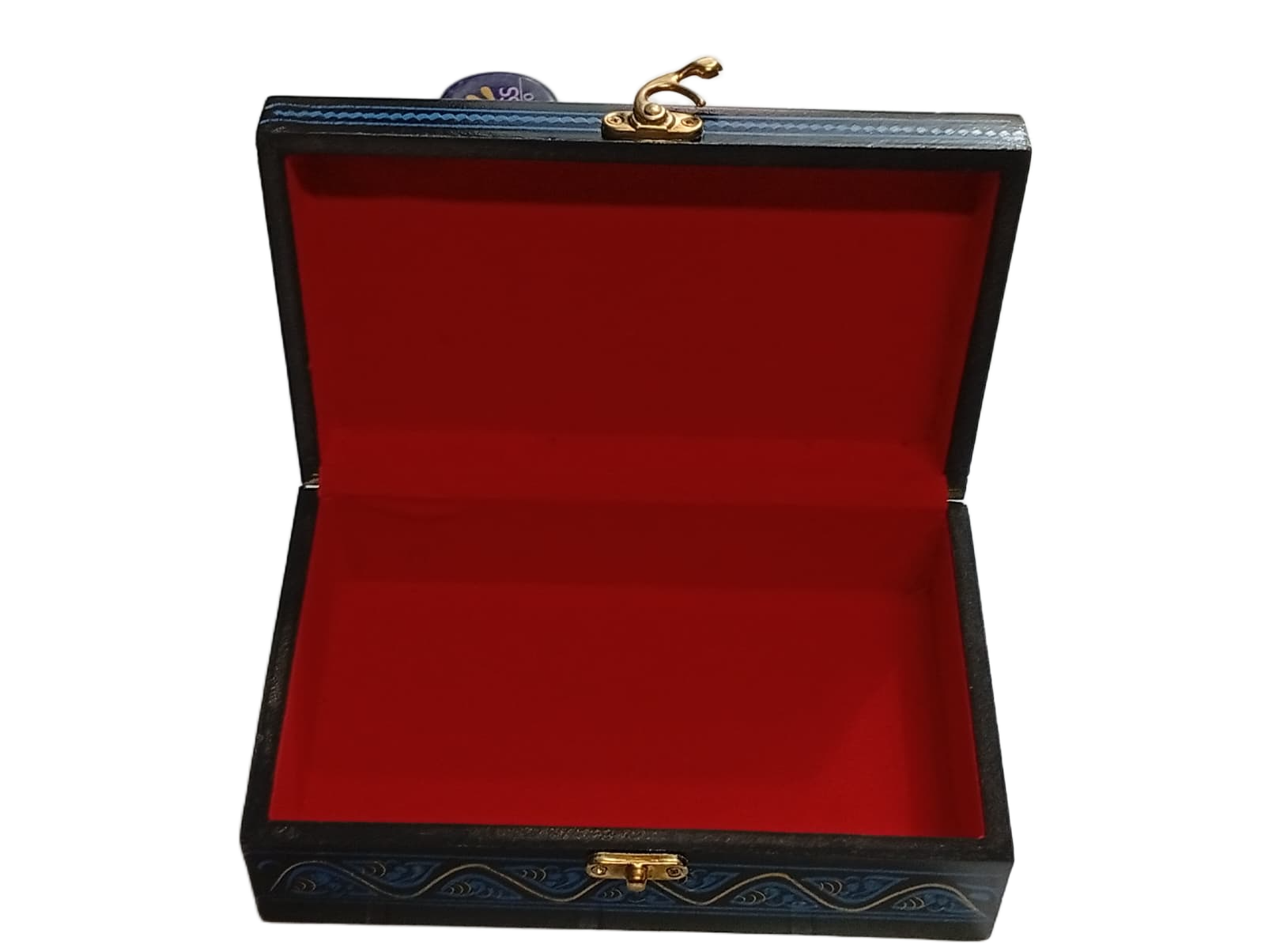 Naqsheen Jewellery Box Size (L-20cm, W-12cm, H-6.5cm) - Image 5