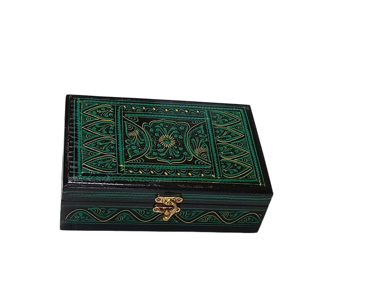 Naqsheen Jewellery Box Size (L-20cm, W-12cm, H-6.5cm) - Image 2