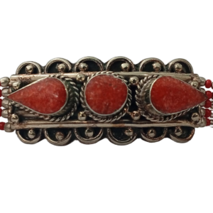Ethnic Tribal Bracelet with Stones – Handmade Statement Jewelry