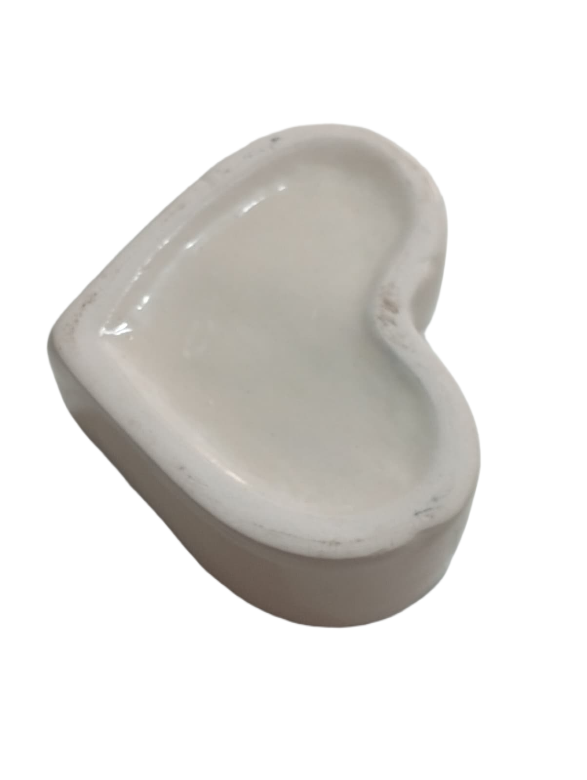 Blue Pottery Heart Tray - Image 3