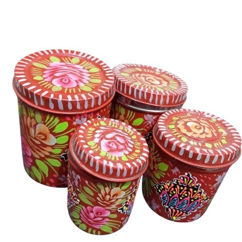 Truck Art Masala Box Set – Vibrant Handmade Spice Storage - Image 5