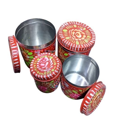 Truck Art Masala Box Set – Vibrant Handmade Spice Storage - Image 6
