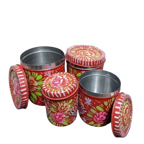 Truck Art Masala Box Set – Vibrant Handmade Spice Storage - Image 7