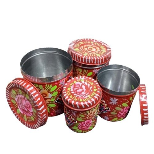Truck Art Masala Box Set – Vibrant Handmade Spice Storage - Image 9