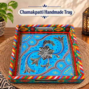 Chamakpatti Handmade Square Tray (26.5×26.5cm)