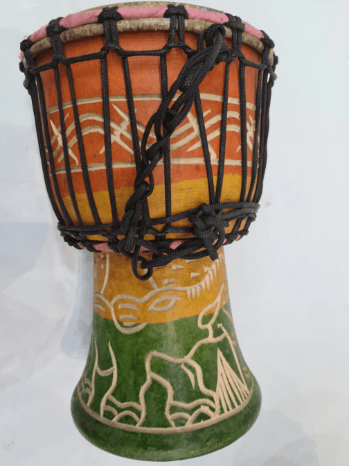 Drum (Djembe) Size Height 26cm X Top Diameter 17cm - Image 7