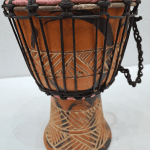 Drum (Djembe) Size Height 26cm X Top Diameter 17cm