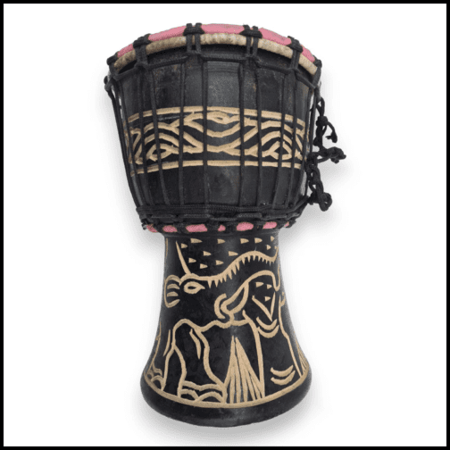 Drum (Djembe) Size Height 26cm X Top Diameter 17cm - Image 3