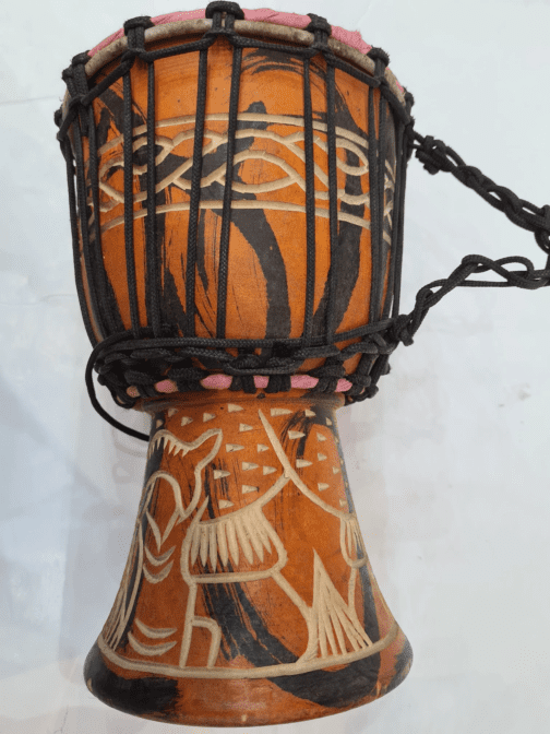 Drum (Djembe) Size Height 26cm X Top Diameter 17cm - Image 7