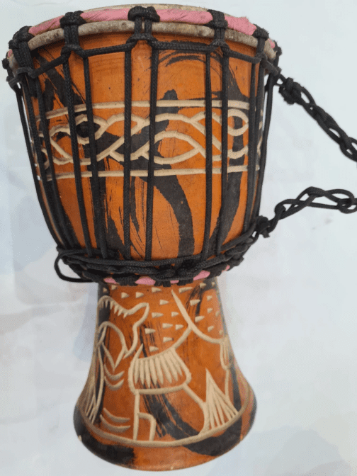 Drum (Djembe) Size Height 26cm X Top Diameter 17cm - Image 9