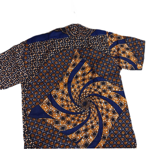 African Wax Print Shirt – Handmade Ankara Shirt for Men - Image 4