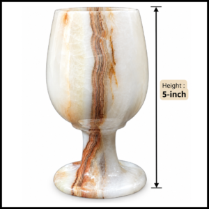 Onyx Wine Glass (Size – 5 Inch)