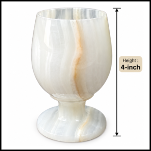 Onyx Wine Glass (Size – 4 Inch)