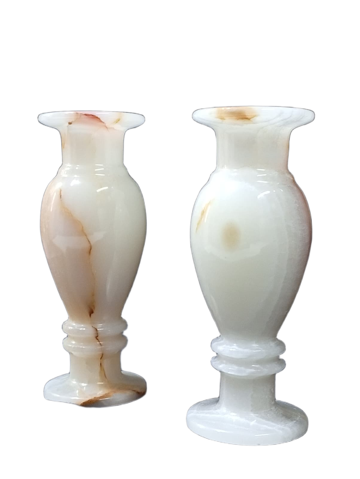 Onyx Flower Vase Pair for Home Décor (Size L-8 inch x W-3 Inch) - Image 7