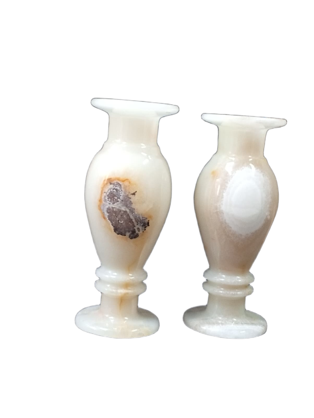 Onyx Flower Vase Pair for Home Décor (Size L-8 inch x W-3 Inch) - Image 7
