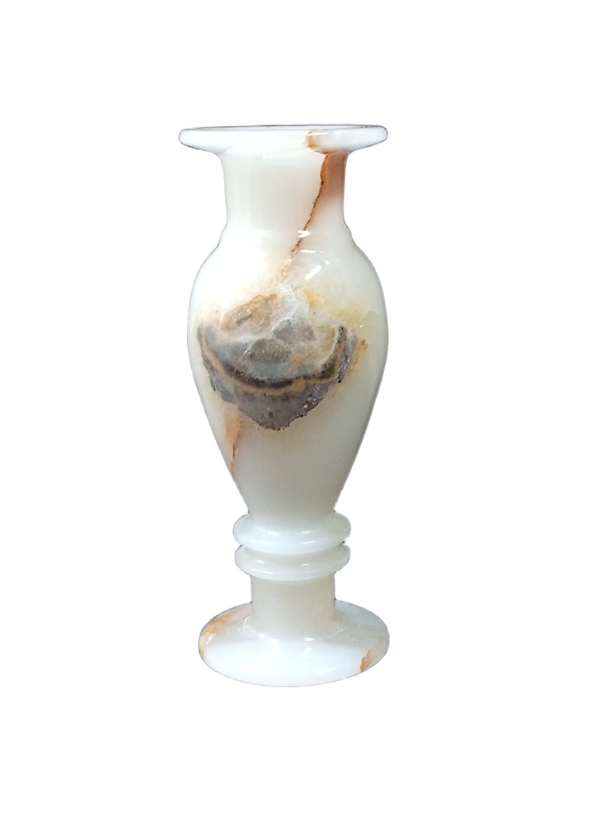 Onyx Flower Vase Pair for Home Décor (Size L-8 inch x W-3 Inch) - Image 9