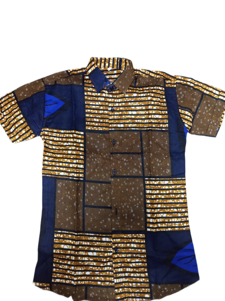 African Wax Print Kids Shirt, African Wax Print Boys Girls Shirt, Children’s Shirt - Image 8