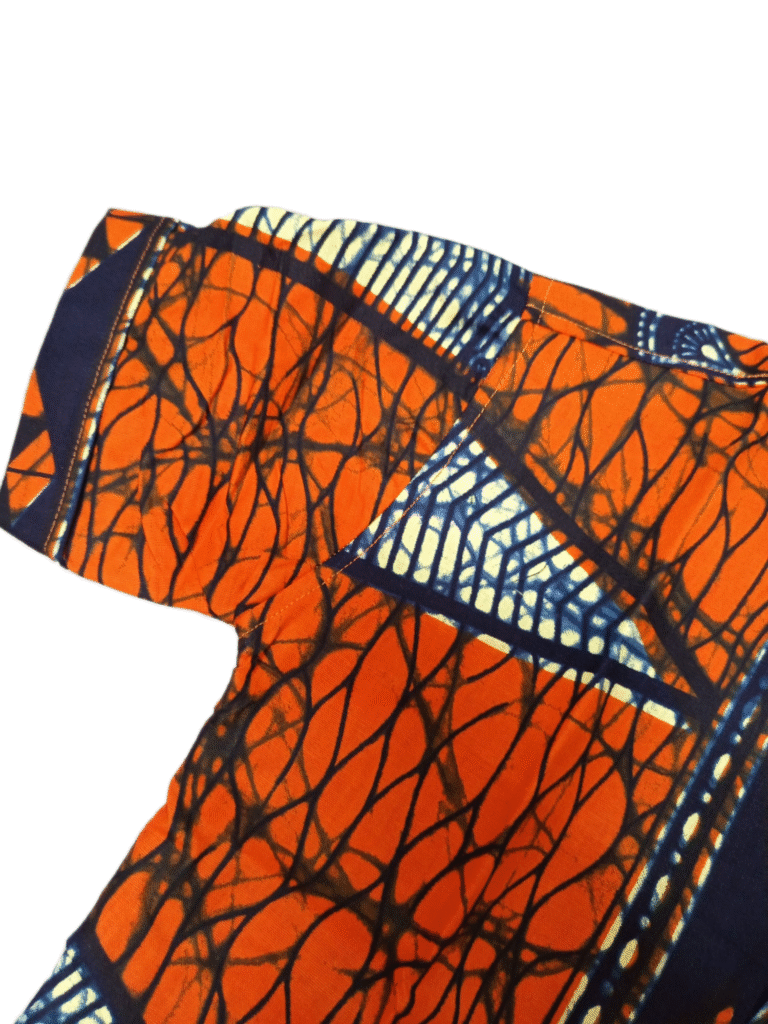 African Wax Print Kids Shirt, African Wax Print Boys Girls Shirt, Children’s Shirt - Image 4