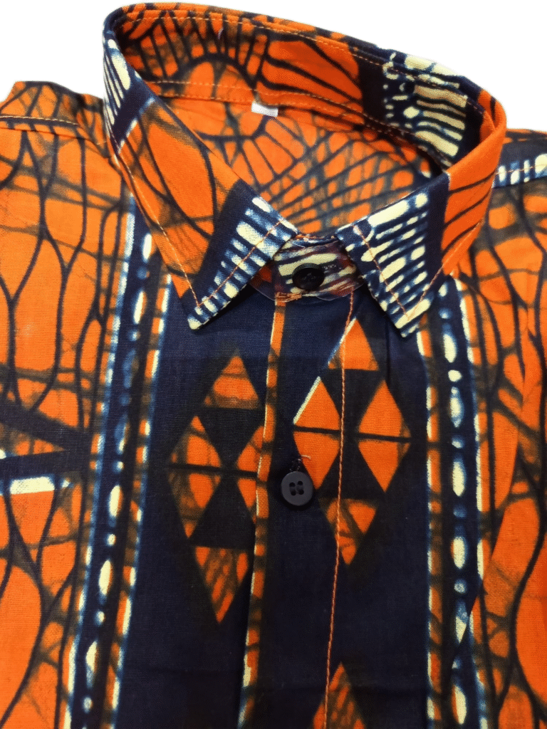 African Wax Print Kids Shirt, African Wax Print Boys Girls Shirt, Children’s Shirt - Image 8